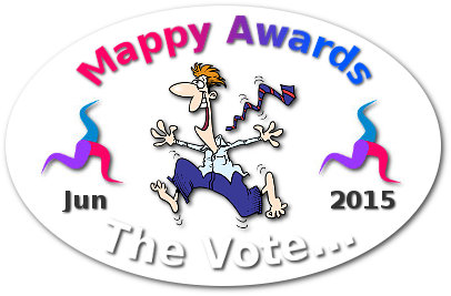 Mappy Awards June 2015: 'The Vote' Badge