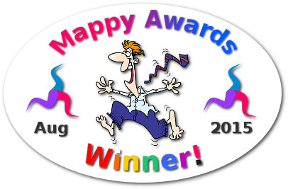 Congratulations to Mike Palmer - Overall Mappy Award Winner for August 2015