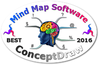 World's Best Mind Mapping Software 2016 Challenge - ConceptDraw mini badge