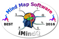 World's Best Mind Mapping Software 2016 Challenge - iMindQ mini badge