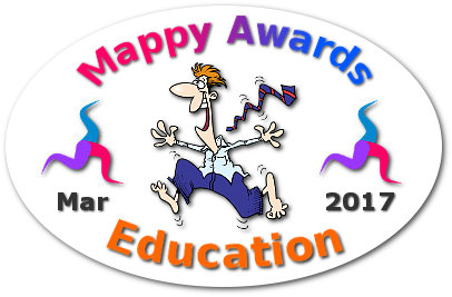 Mappy Awards March 2017 'EDUCATION' Winner by "Philippe Packu" "Roman Numerals Mind Map"