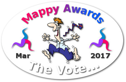 Mappy Awards March 2017 Badge